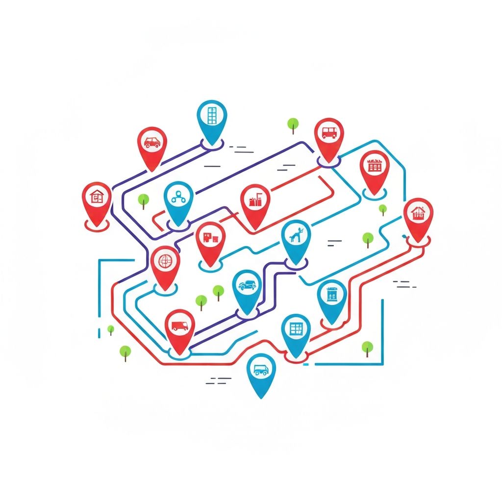 Drop shuttle route map